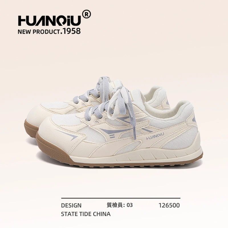 环球爆款德训鞋女款2025新款秋季网面透气女鞋百搭运动休闲鞋子女