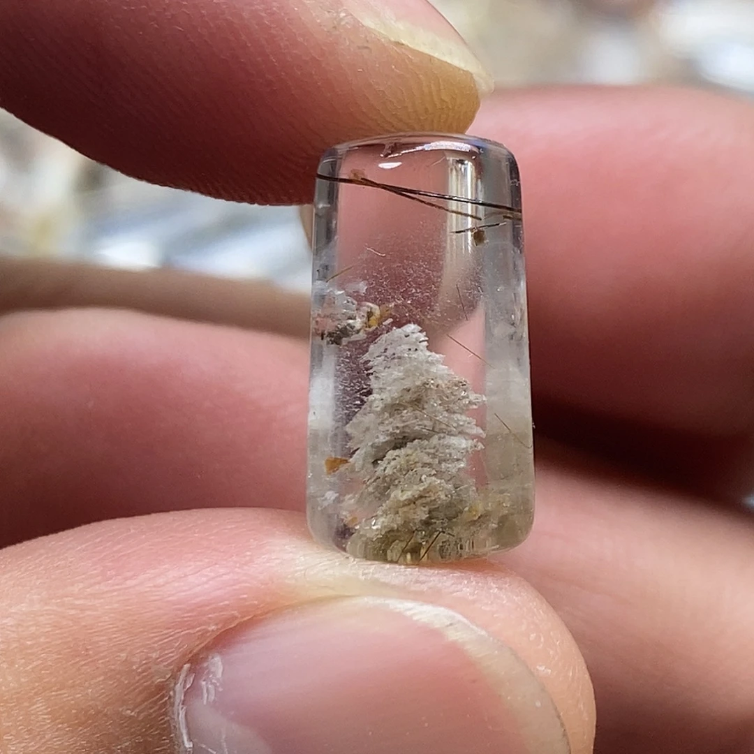 珠宝半成品水晶未镶嵌