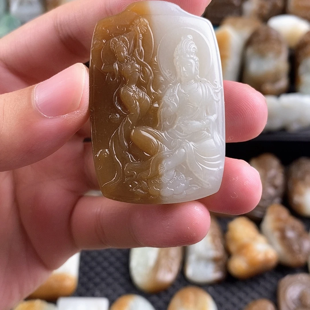 未镶嵌和田玉挂件