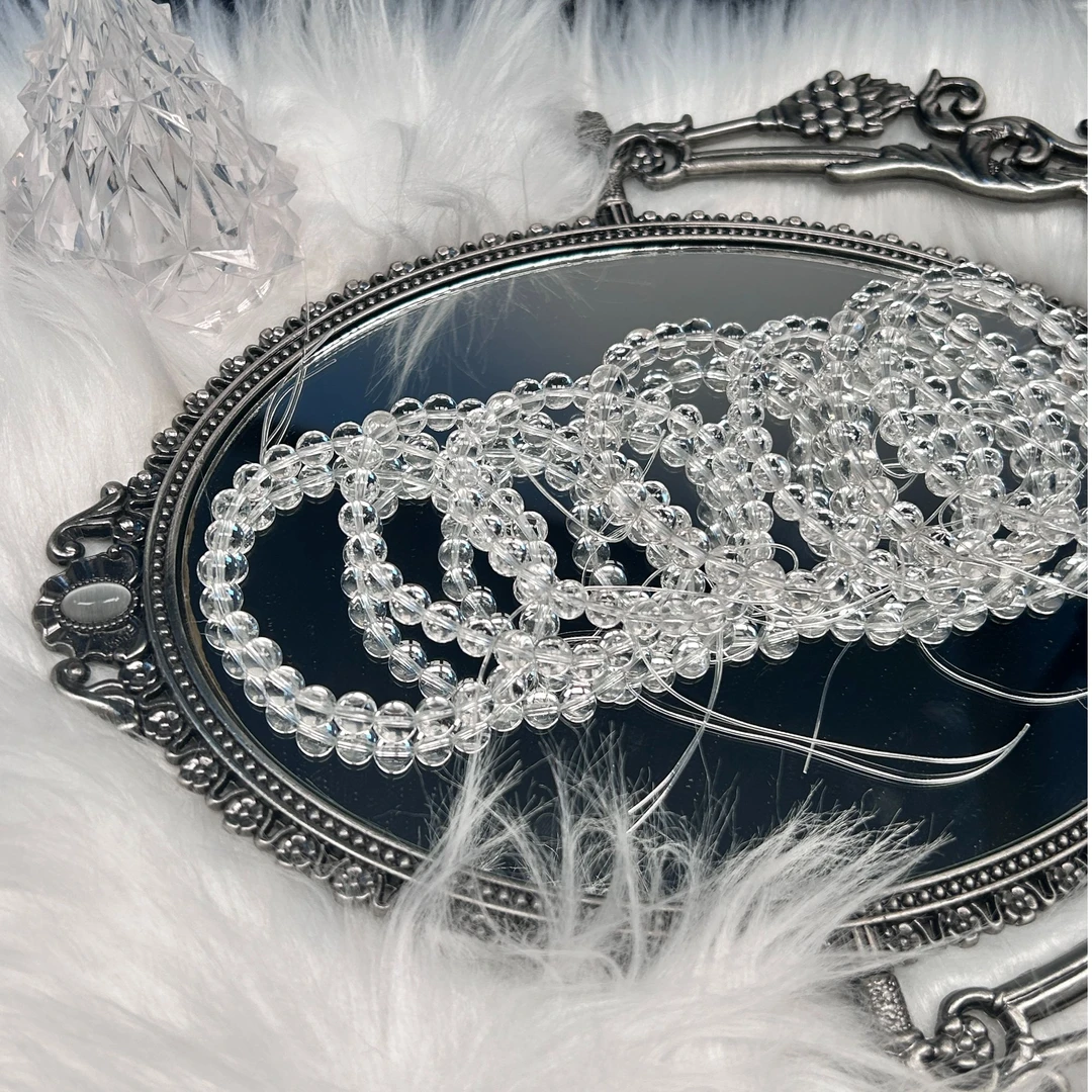 白水晶单圈手串多样性发其一