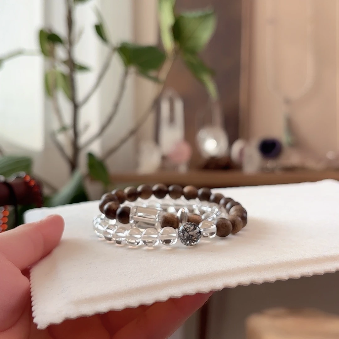 大***可银S925镶嵌水晶手链设计款