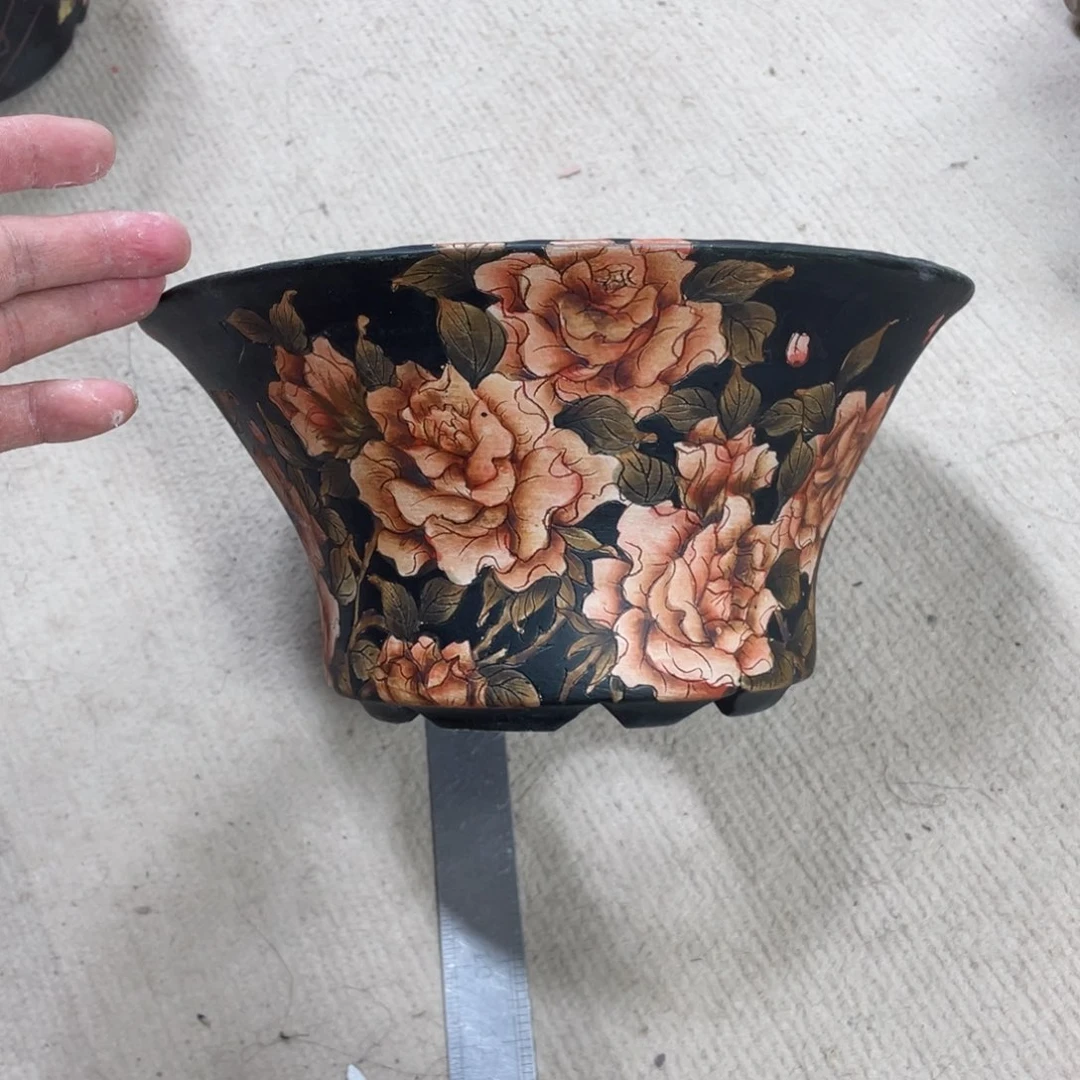 紫砂花盆维***7陶瓷多肉花盆精品
