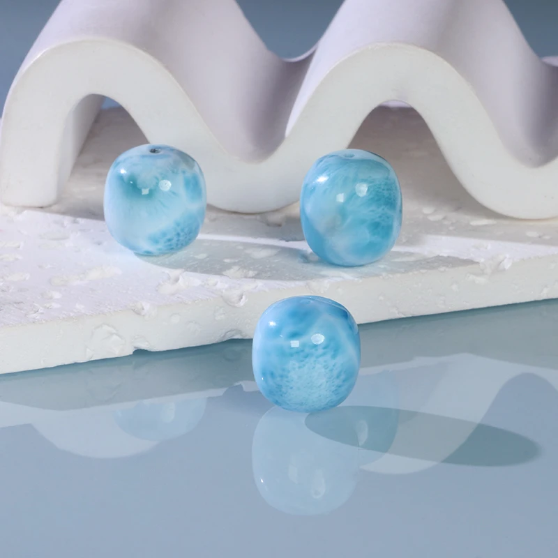 古拉利玛：海纹石苹果珠/个-多样性发其一