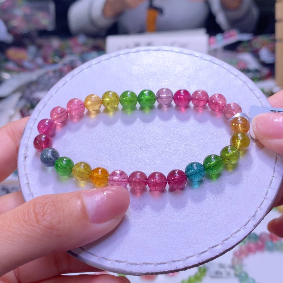 【闪购商品】未镶嵌手串碧玺7.5mm左右