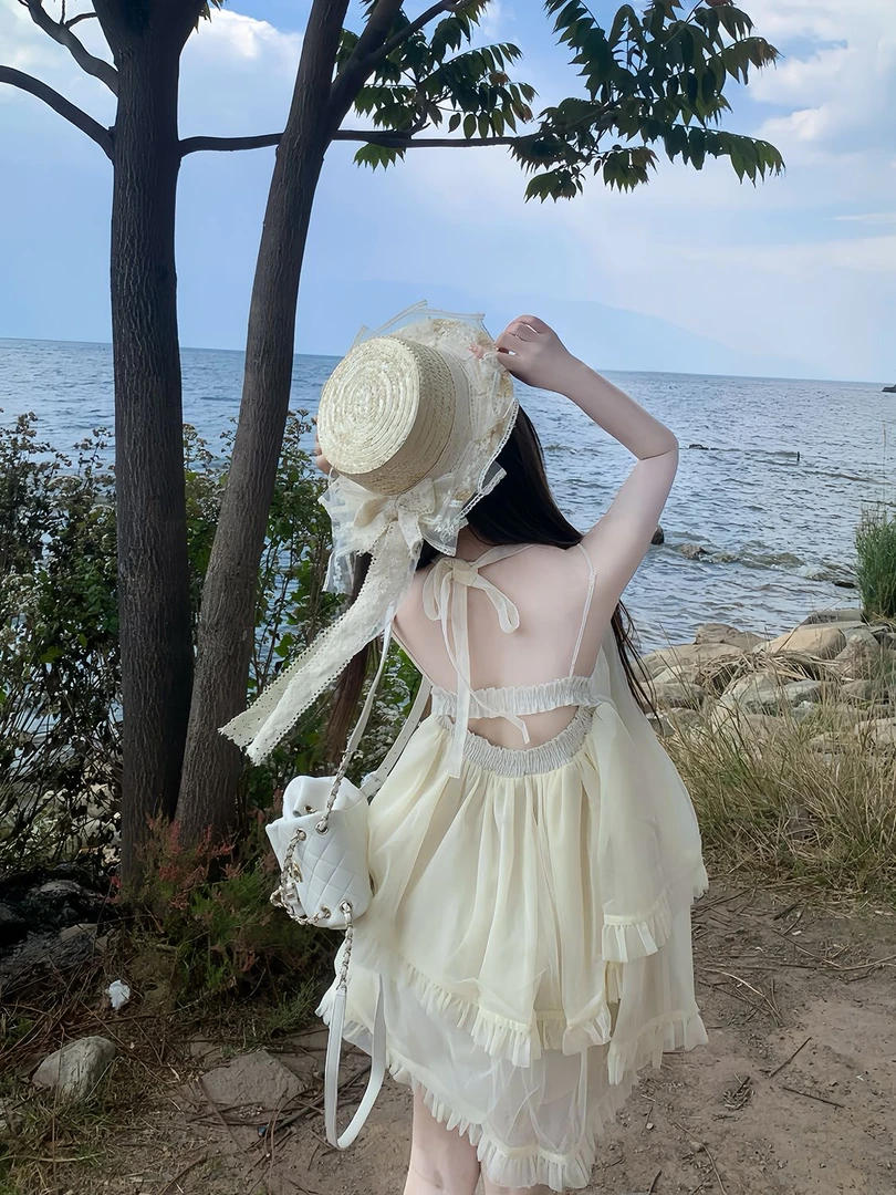 夏季气质辣妹纯欲显瘦连衣裙(下单备注编码)