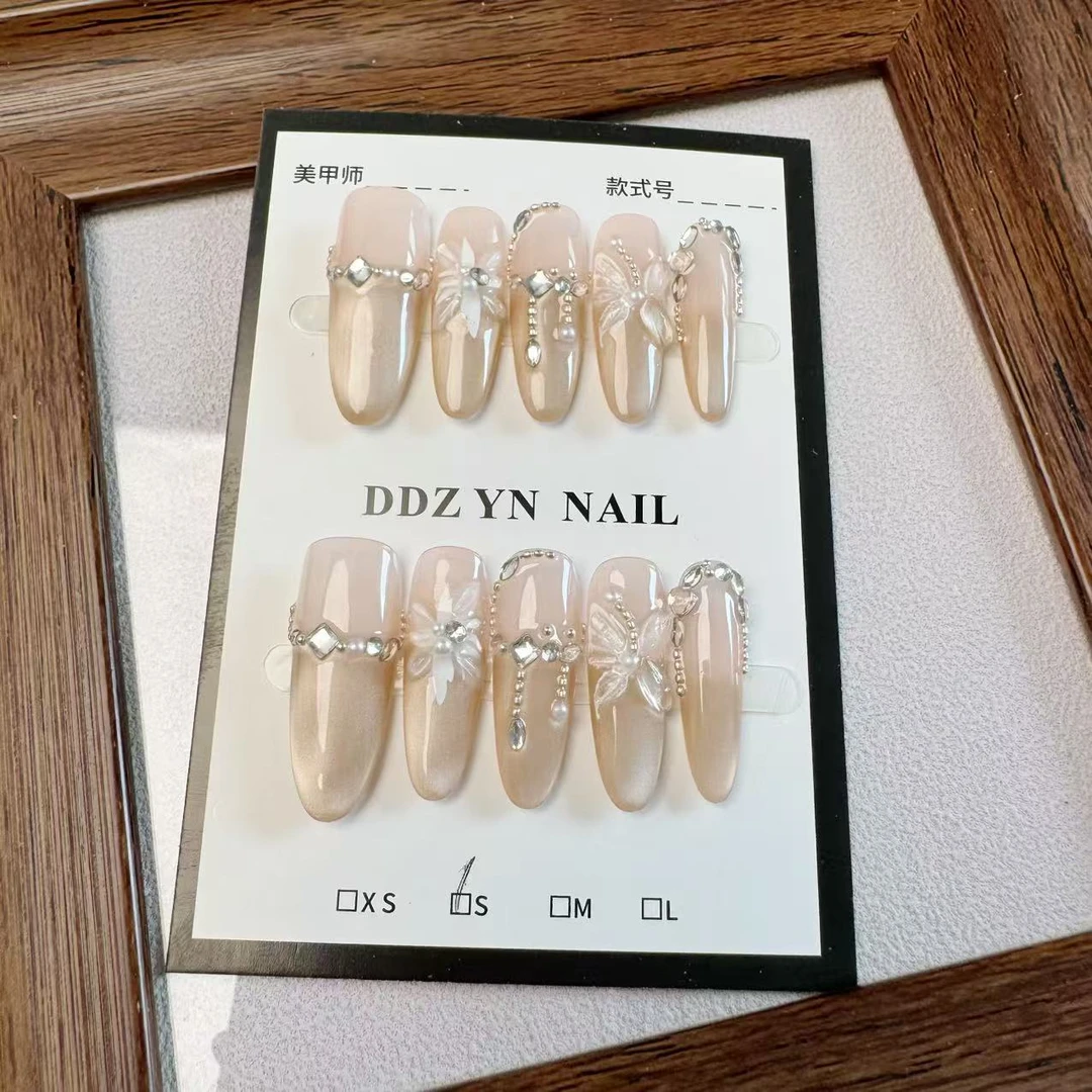 45纯手工美甲穿戴甲（送5件套工具包）