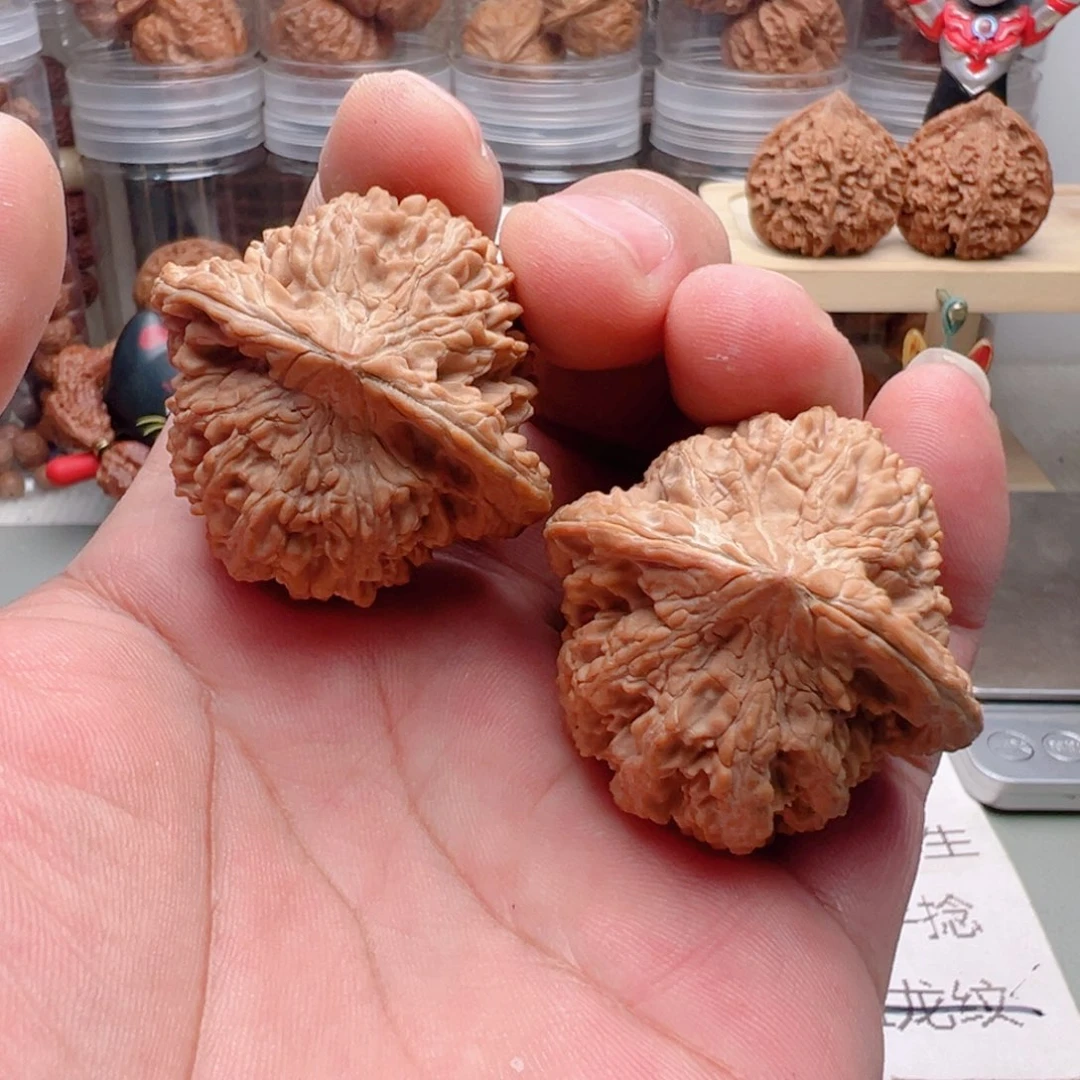 吊坠文玩核桃44尺全品满天星