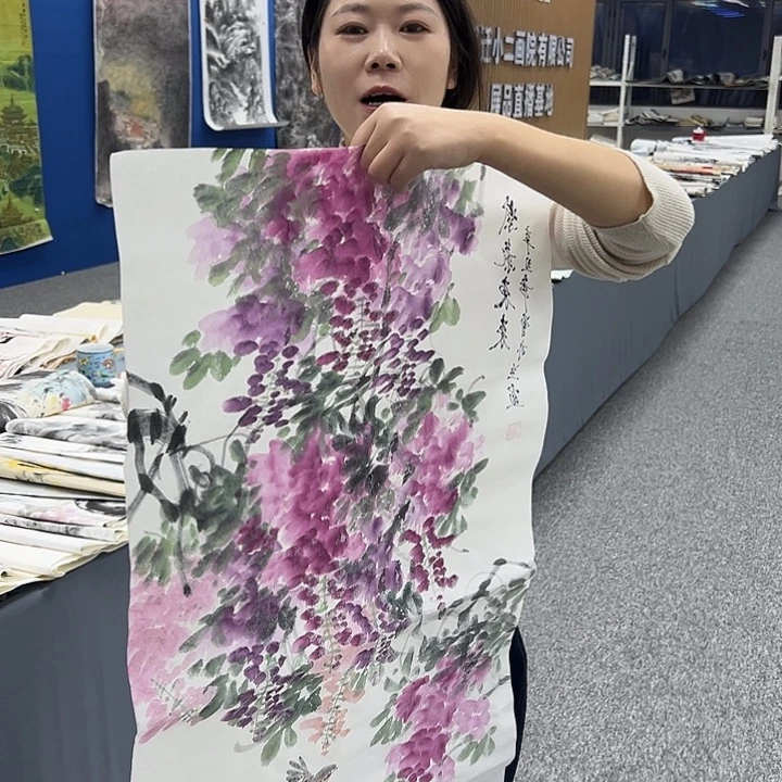 国画纯手绘字画教程分享