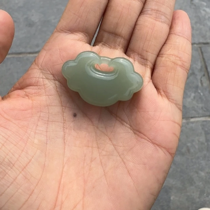 和田玉未镶嵌吊坠(不含链)