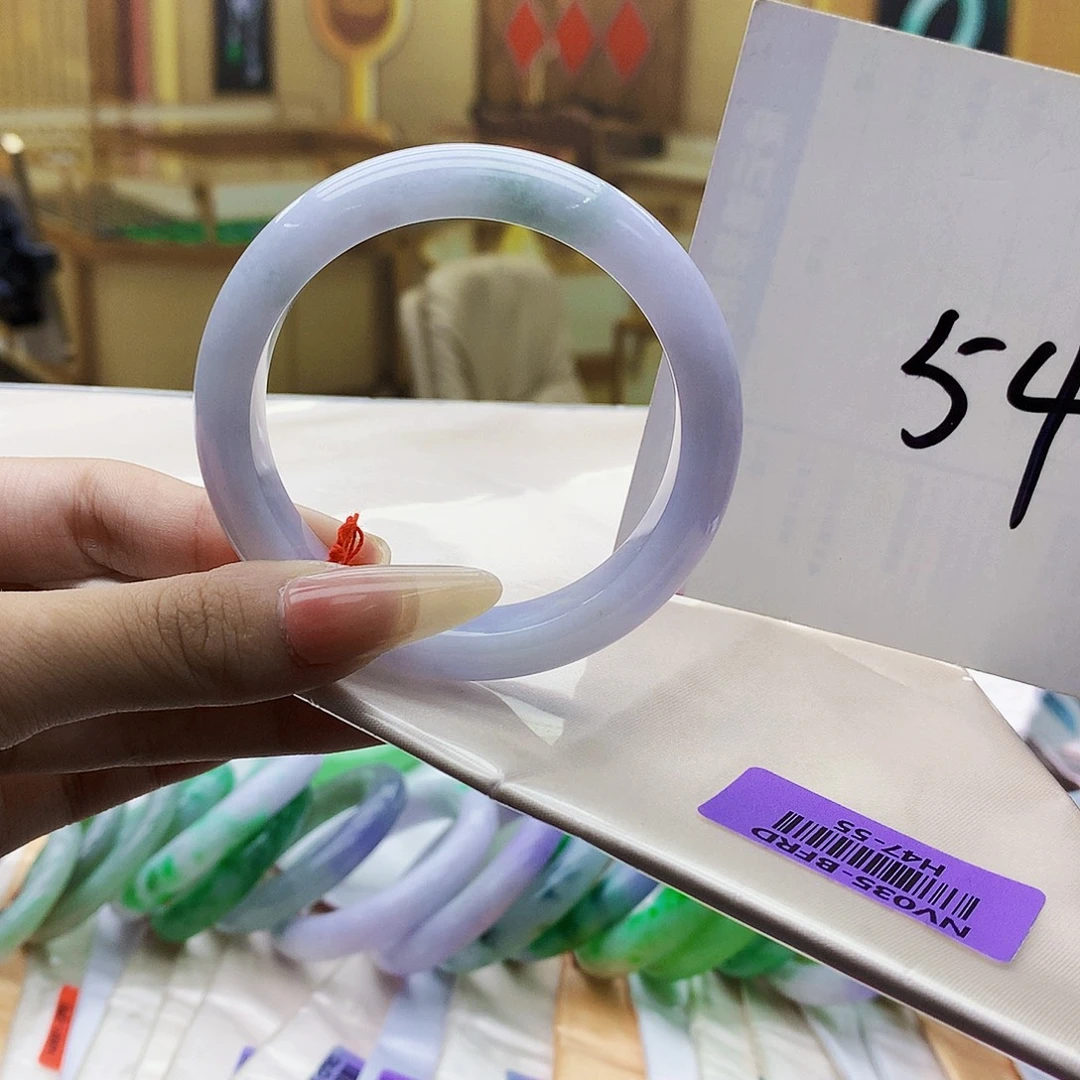 翡翠未镶嵌手镯uujm