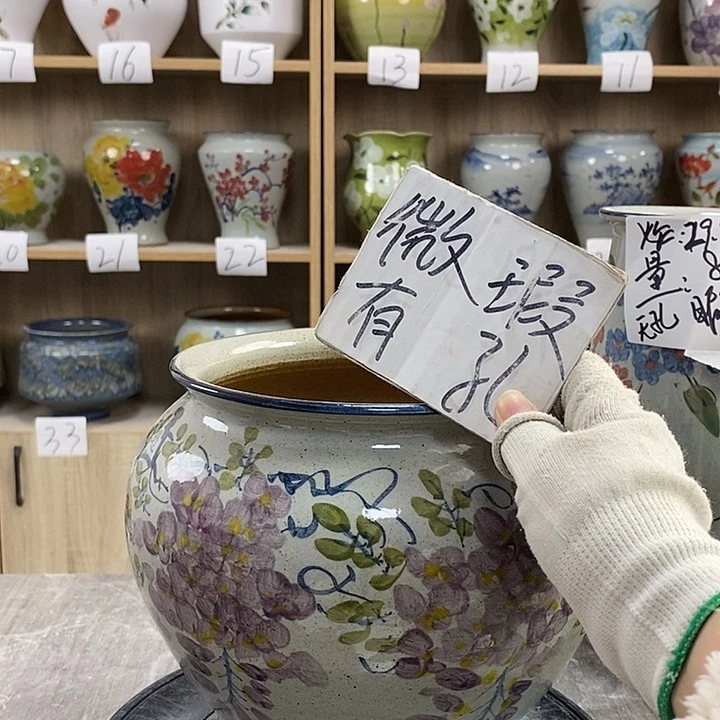 缸13xc景德镇陶瓷花盆