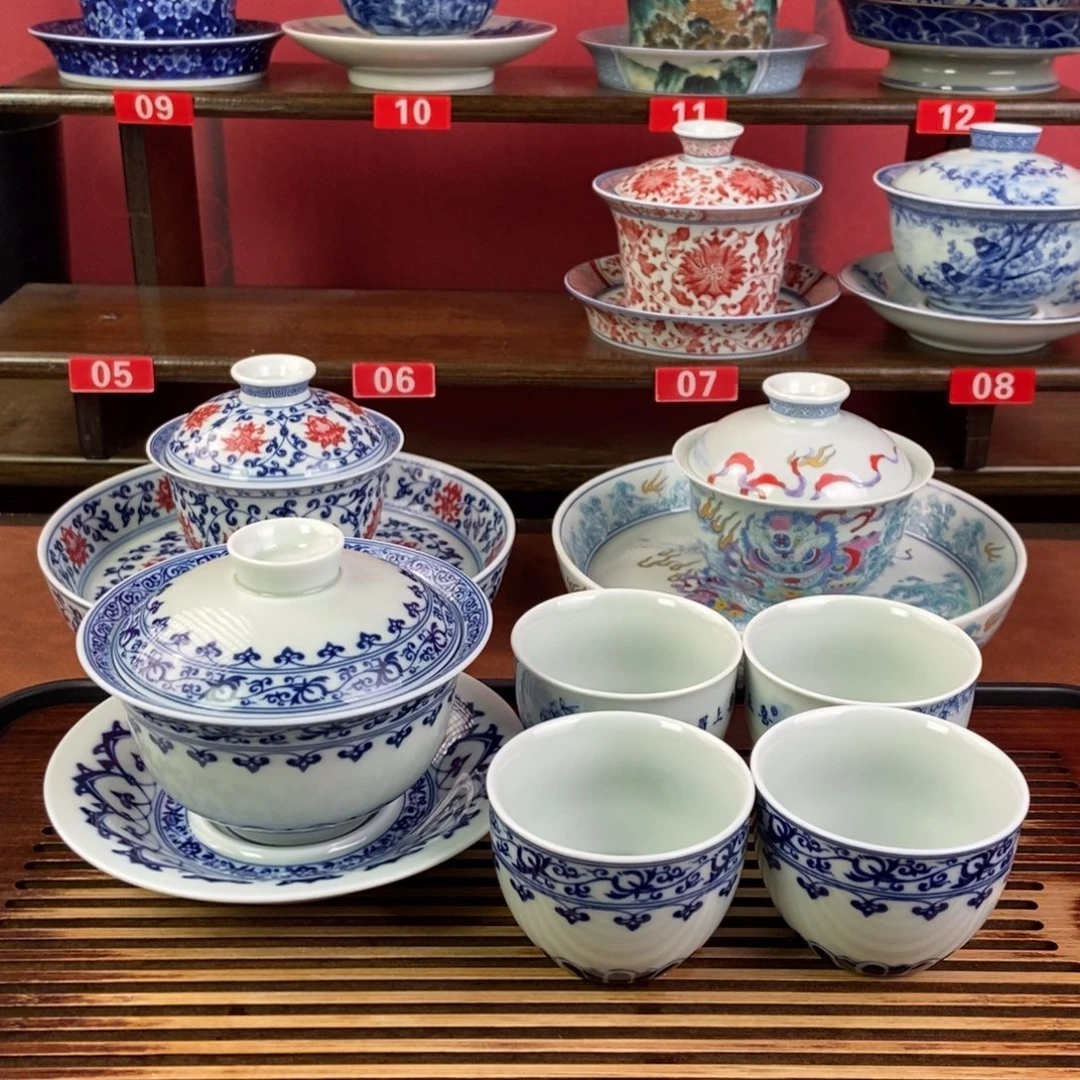 先***生景德镇高温精选茶具