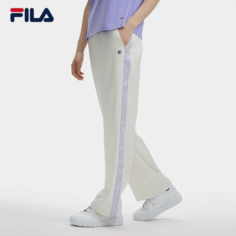 Fila/斐乐【杨幂同款】女夏百搭直筒休闲裤F11W431802F