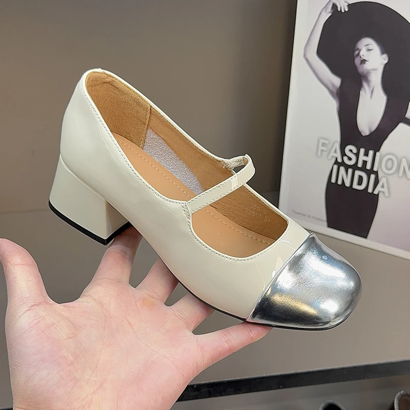 粗跟单鞋 货号355-2