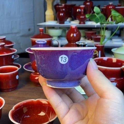 【闪购商品】景德镇名陶坊愉原矿郎红