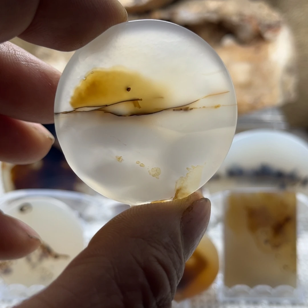 玛瑙/玉髓未镶嵌吊坠(不含链)