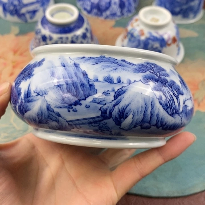 杯现代景德镇全手工全手绘茶具168888
