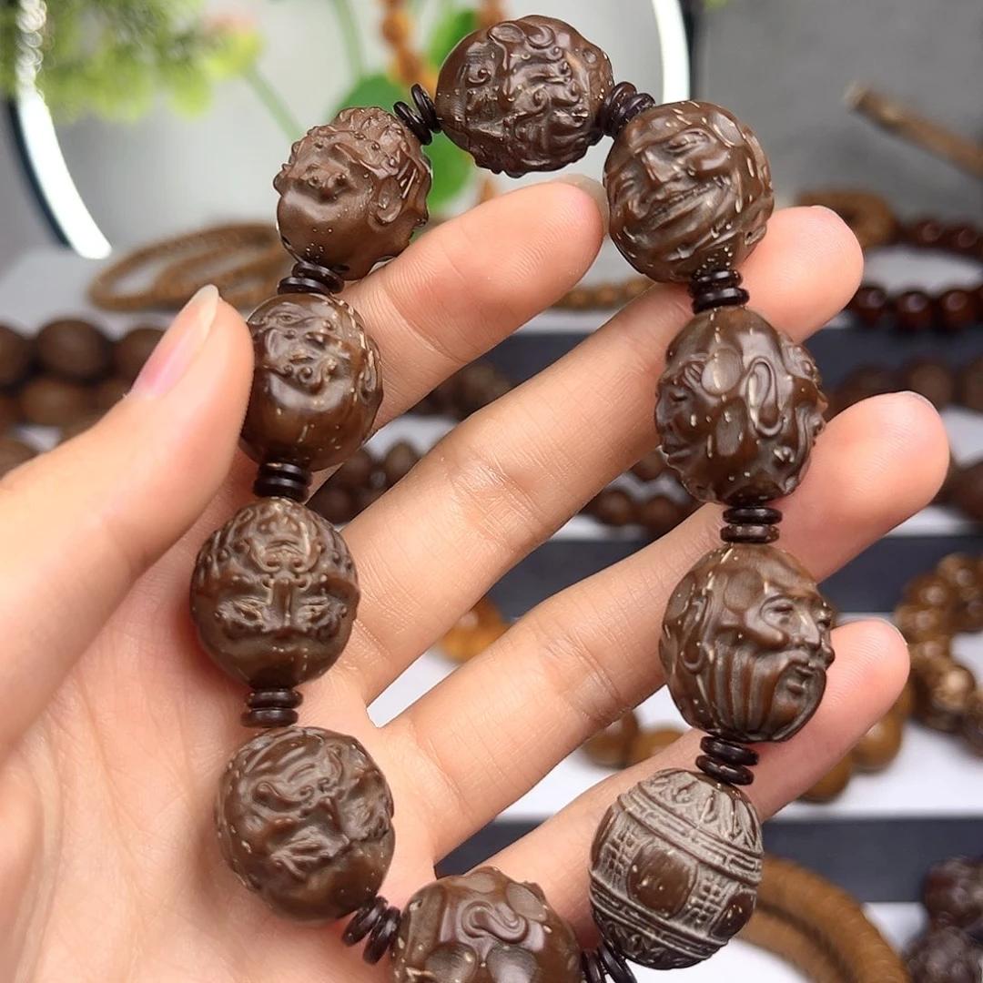 紫金鼠手串【福利款】紫金鼠雕刻十八罗汉