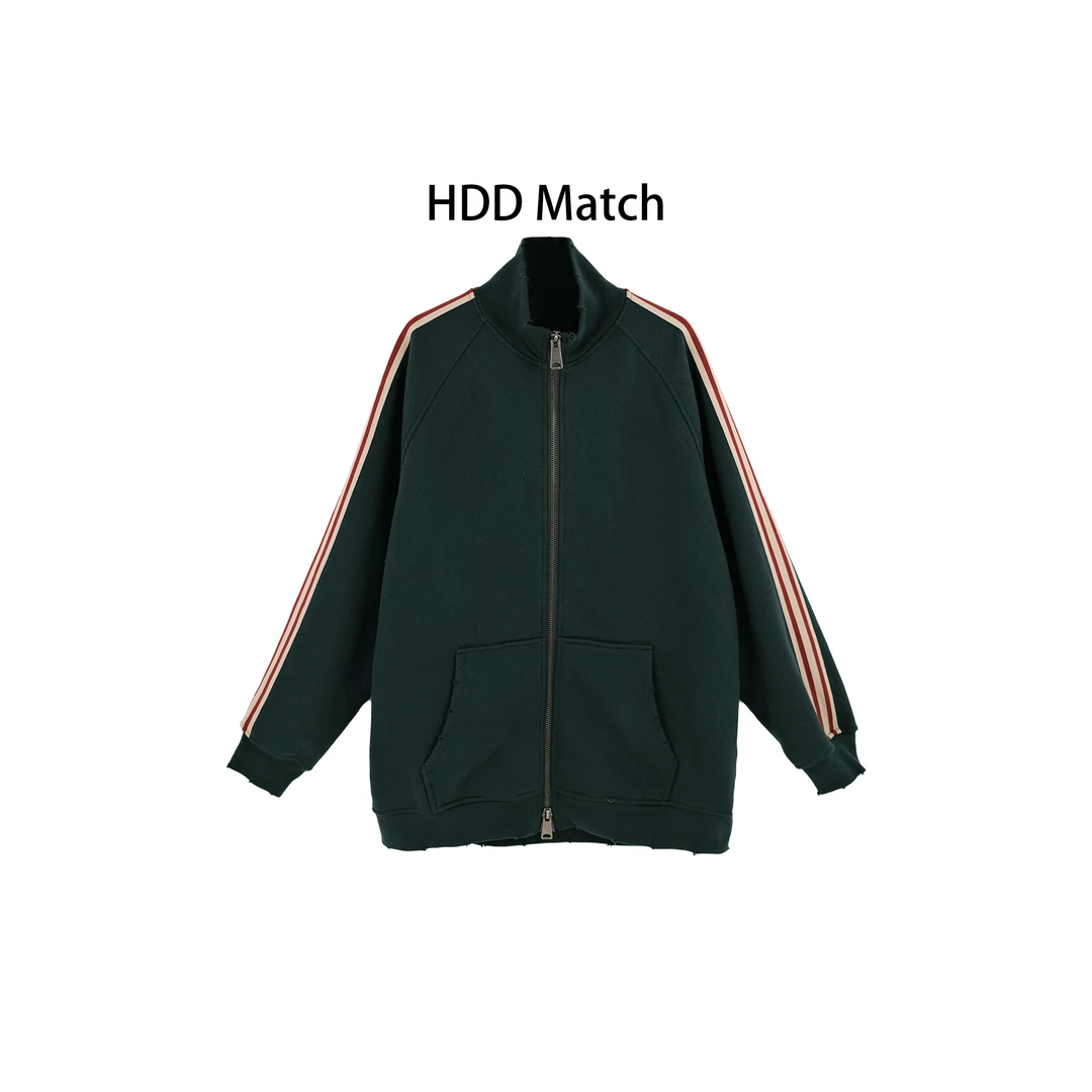 HDD- "百搭方式" 棉 女款韩版宽松磨绒定染运动卫衣外套 Y9954