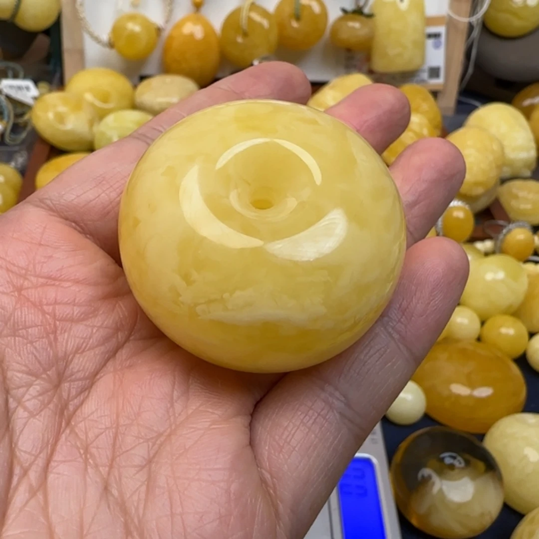 蜜蜡未镶嵌颈饰天然蜜蜡