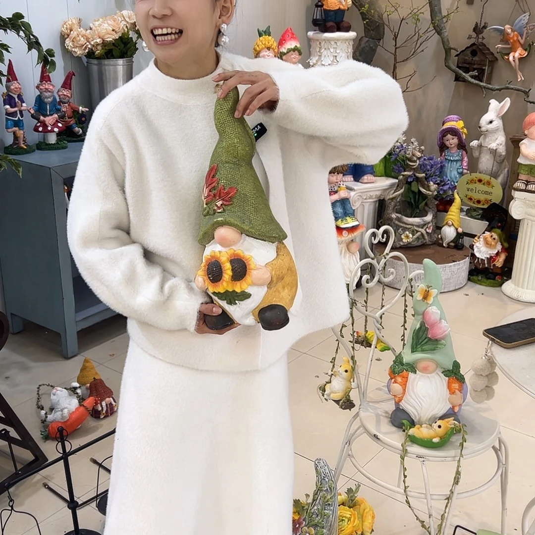 微瑕花园摆件红红火火