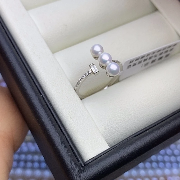 淡水珍珠颈饰银S925镶嵌