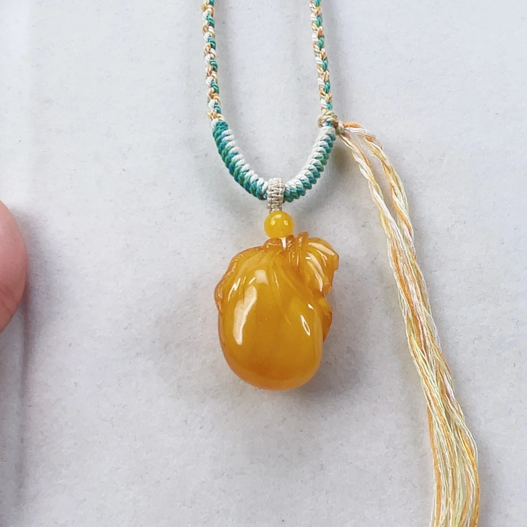 蜜蜡颈饰未镶嵌蜜蜡