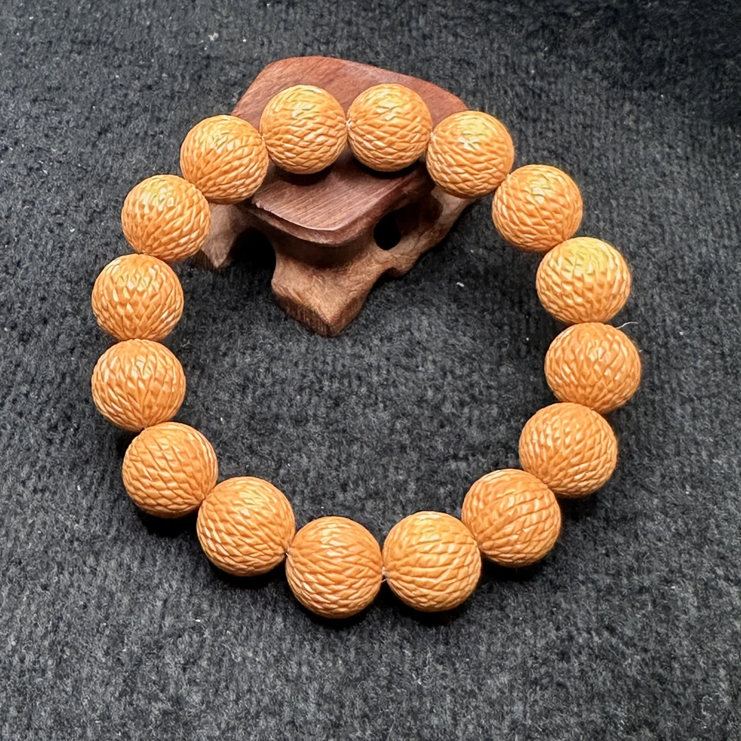 纯手工精工猴头纹文玩念珠佛珠手串全品手工猴头手串男