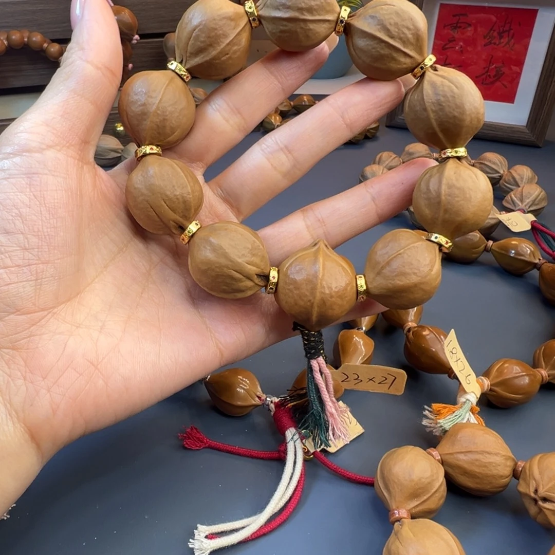 零***度橄榄核手串23×27 鲨鱼背去霜梅林铁核