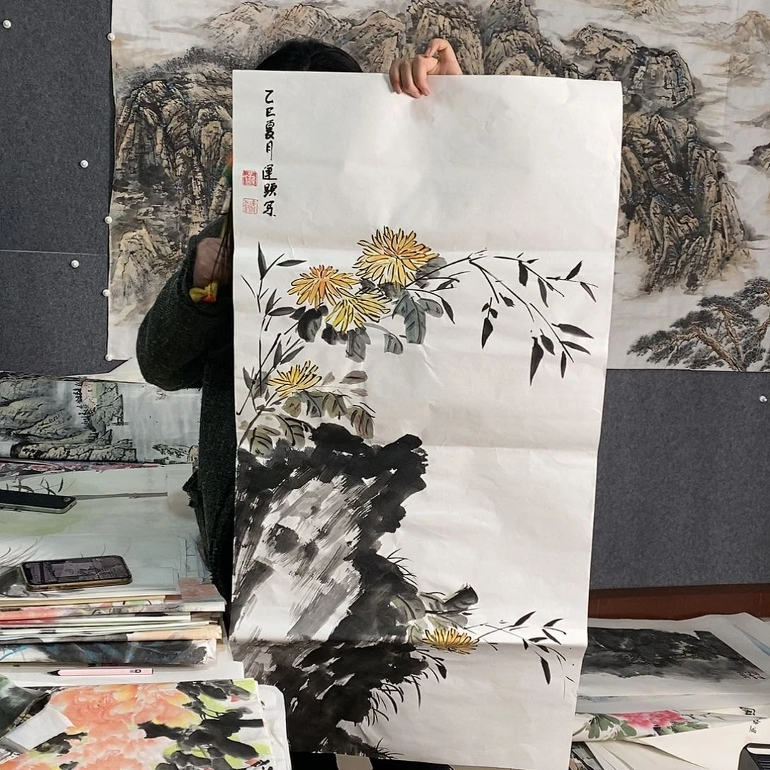 国画手写手绘国画作品6