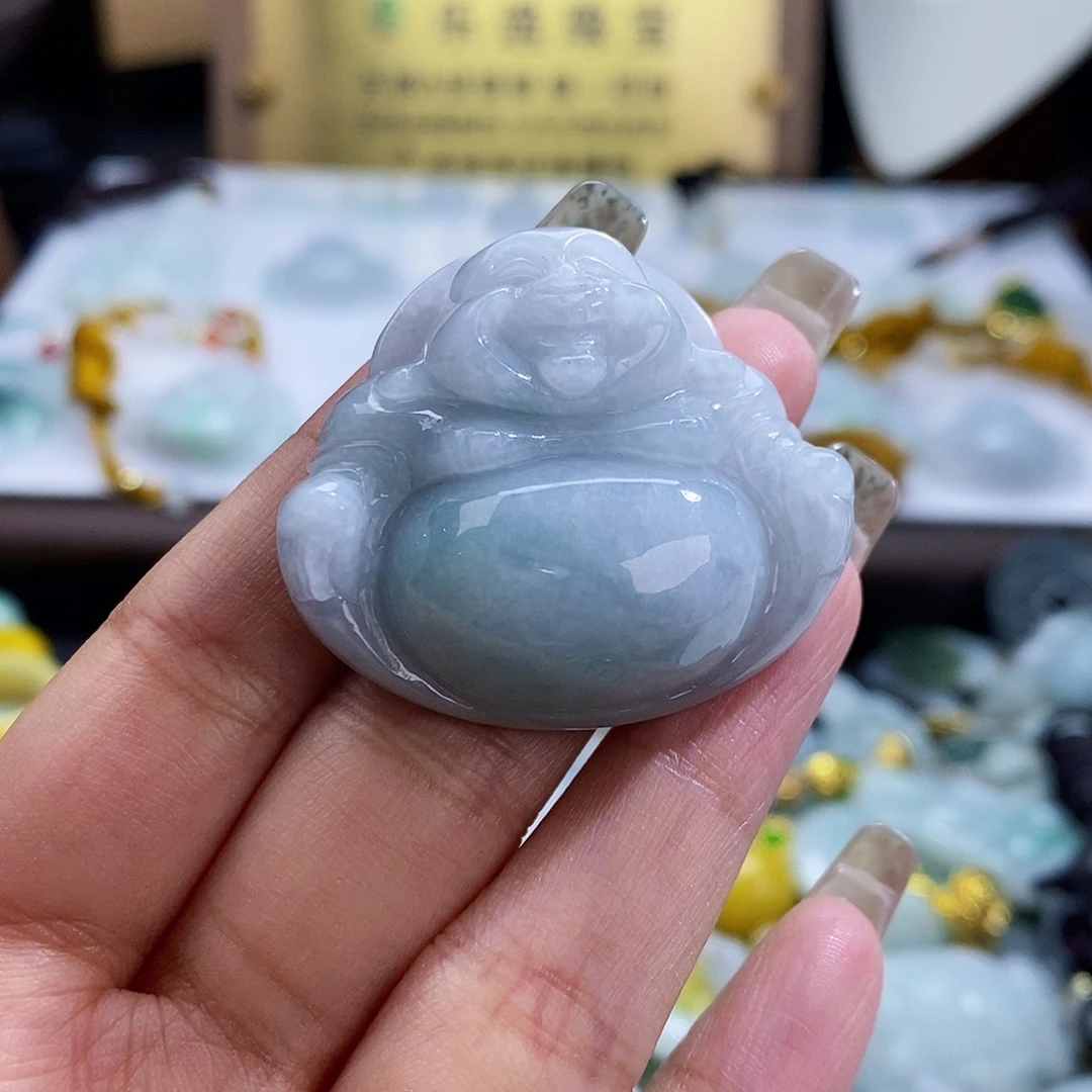 翡翠未镶嵌颈饰3137
