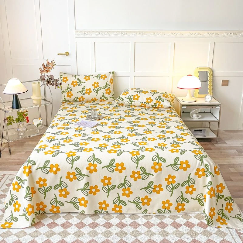 【花之颜】山东老粗布亚麻帆布布料四季透气软凉席