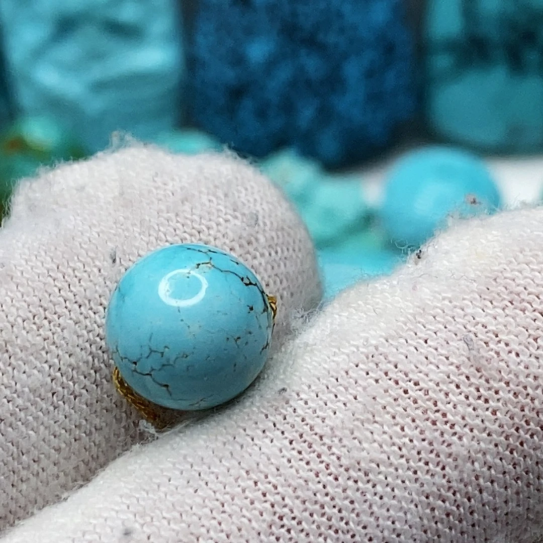 绿松石未镶嵌天然原矿 带武汉地大证书