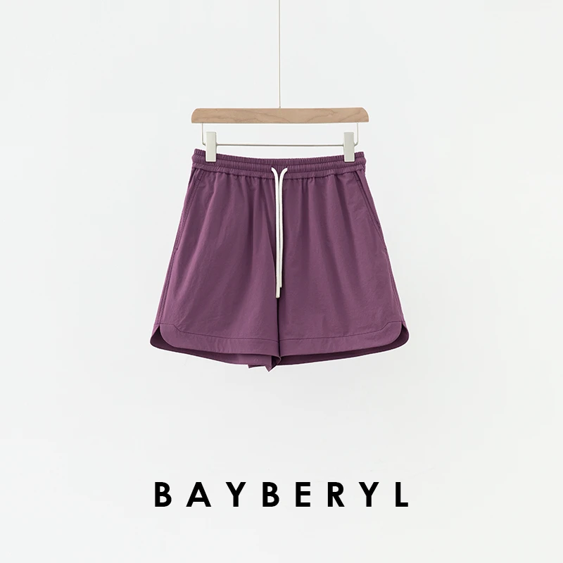 BAYBERYL老贝热浪*运动轻薄透气松紧百搭25春短裤XXK5B0705-2/15