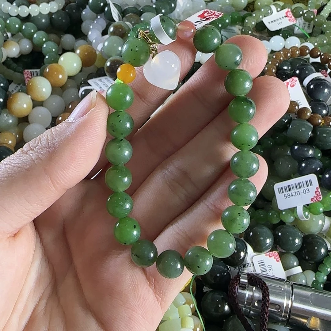 和田玉手链未镶嵌485