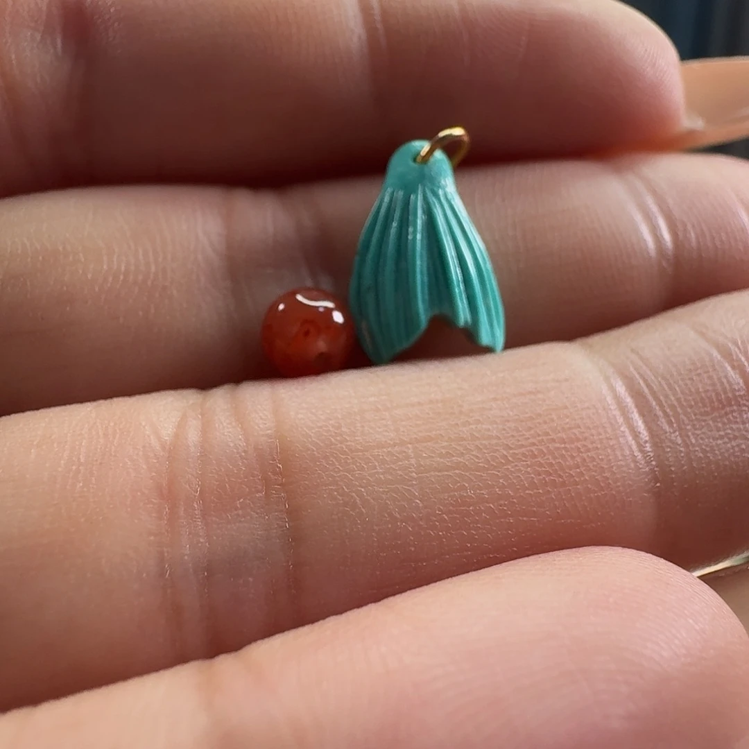 南红玛瑙未镶嵌颈饰