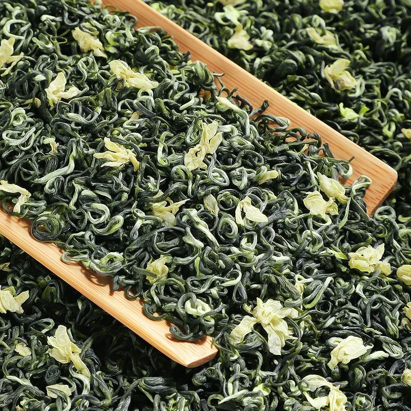 【芽尖茉莉飘雪】花茶云南大叶种炒青茉莉花茶（浓香系列）茉莉花香