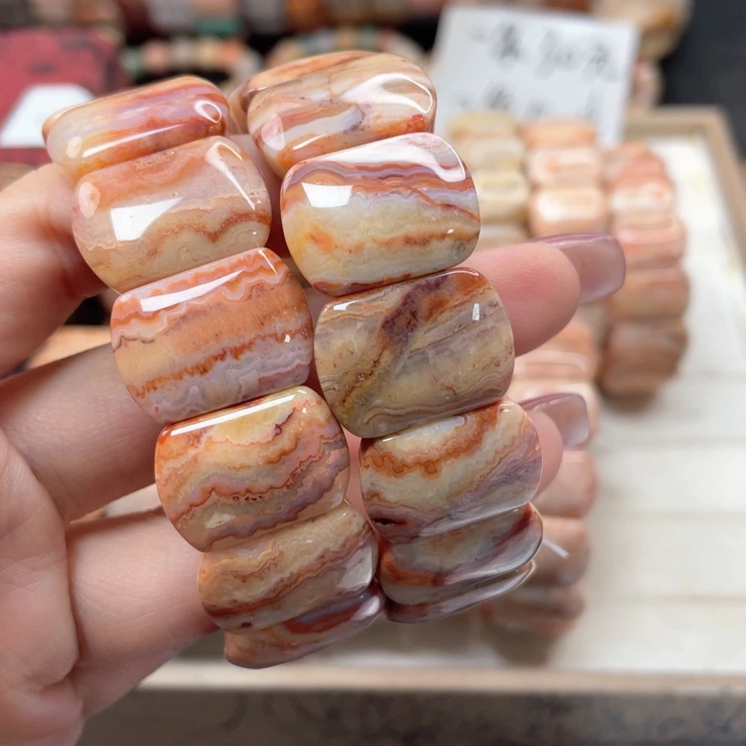 硅化珊瑚（珊瑚玉）手链未镶嵌J***y061