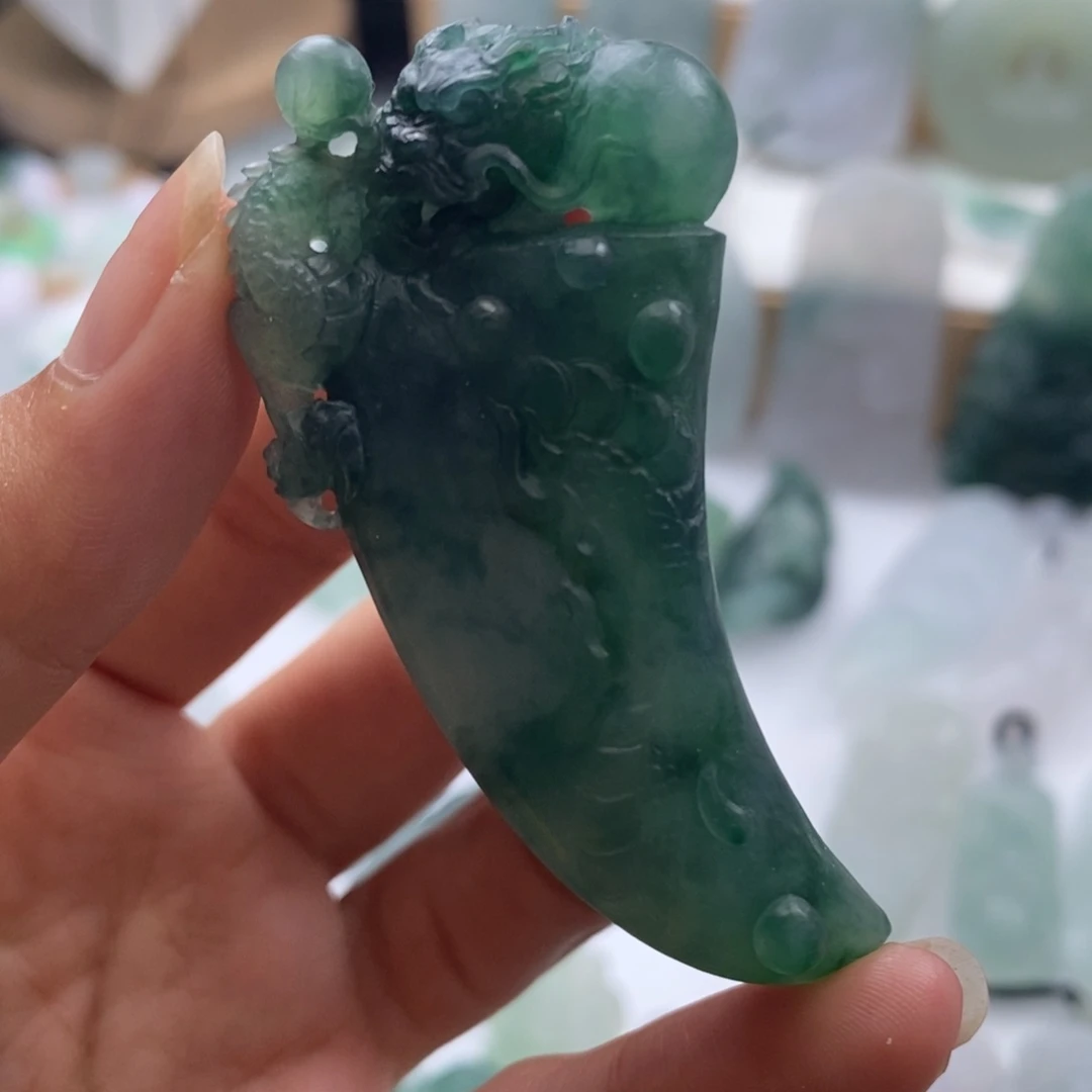 未镶嵌定制翡翠冰**琴毛货无鉴赏期