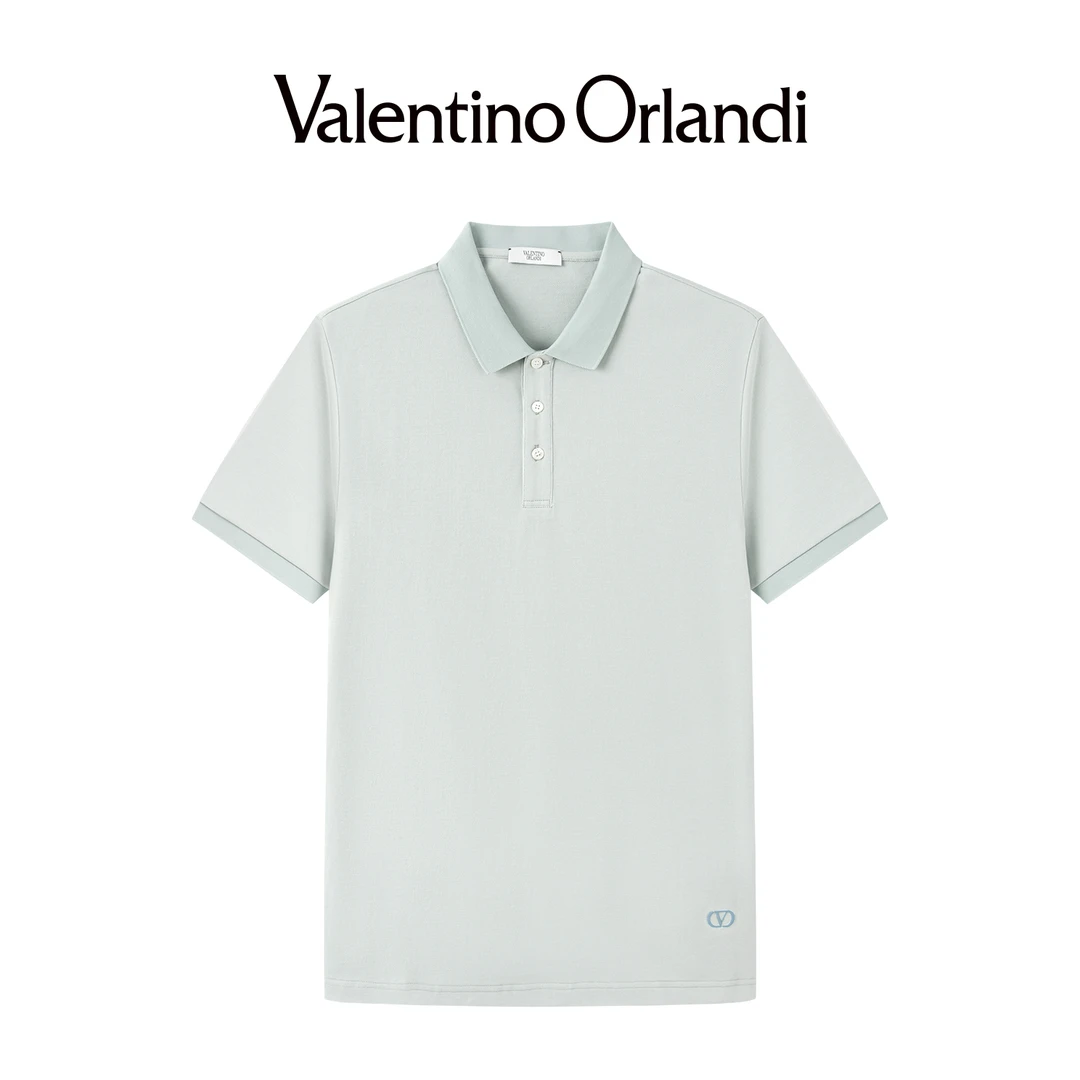 常规徽章纯色男短袖上衣舒适汗无痕Polo衫夏季经典1VT432305翻领