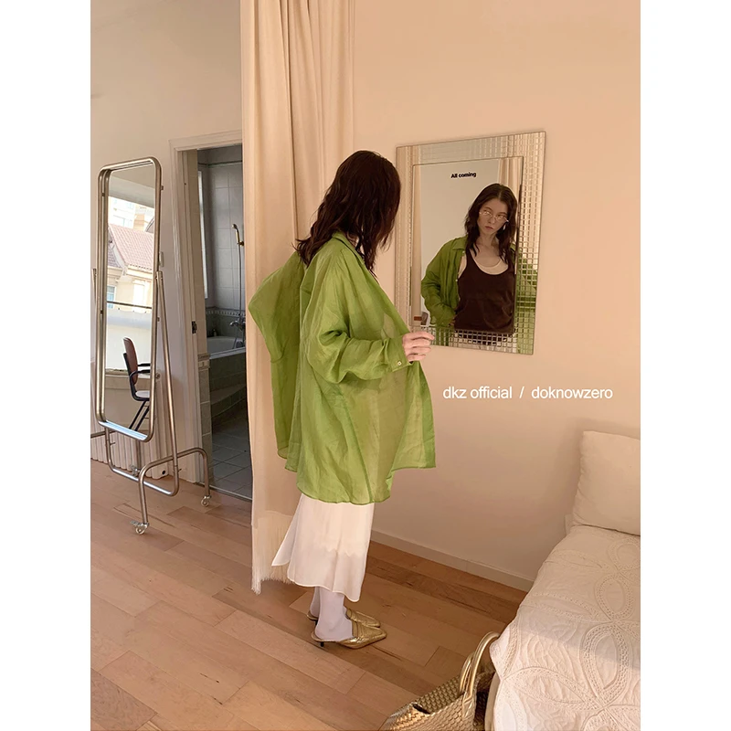 DKZ 进口苎麻亮色衬衫