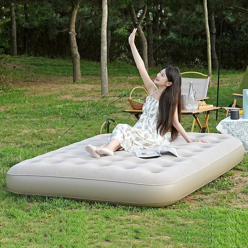 源头工厂家用充气床户外露营旅游帐篷一键全自动充气泵充气床床垫