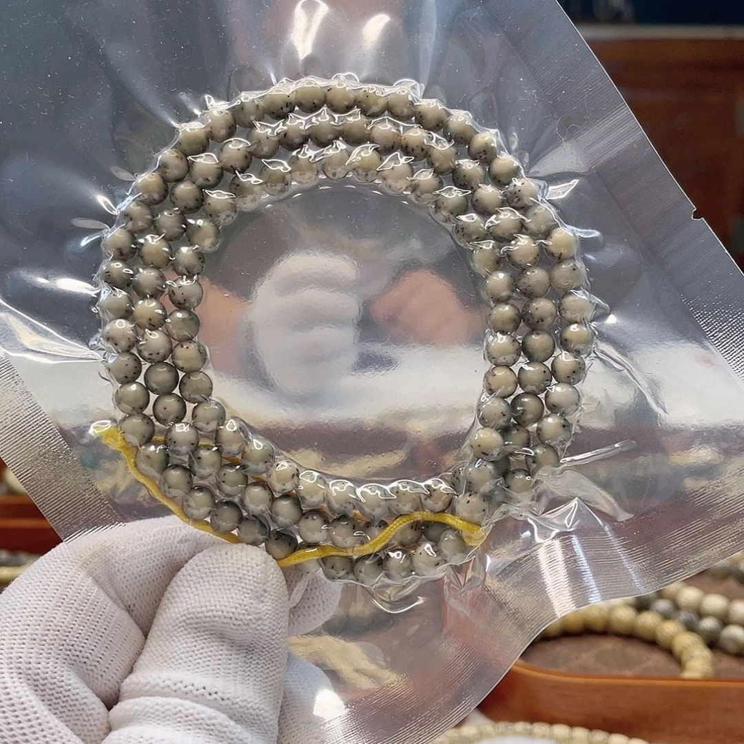 星月菩提手串5➕圆珠 脖挂。一物一图 30号