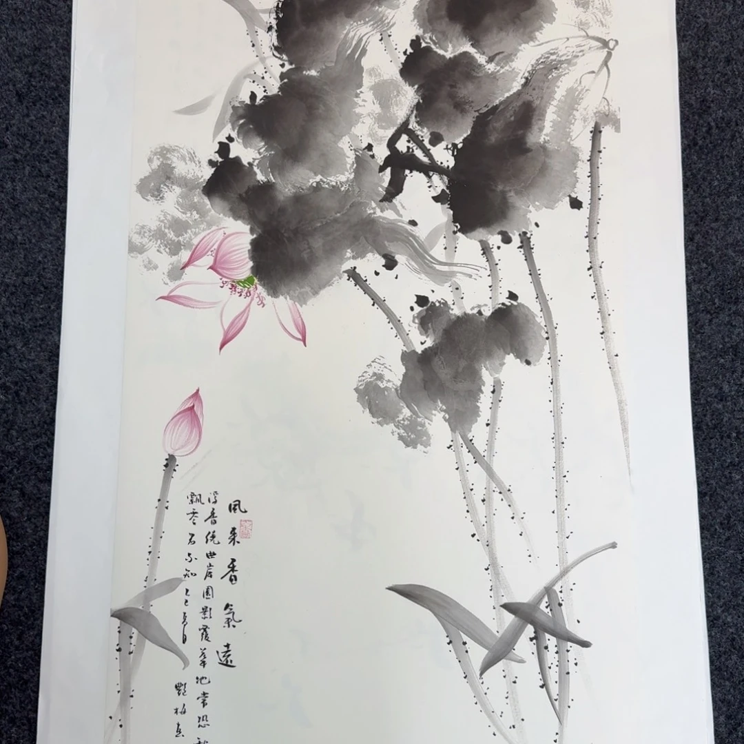 国画纯手绘山水花鸟作品