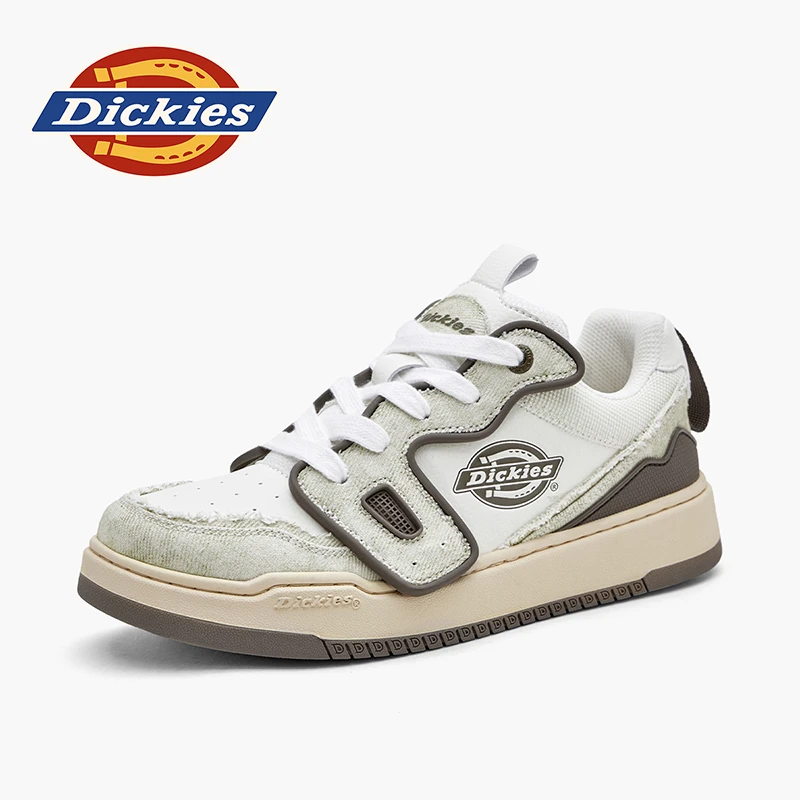 Dickies新款复古低帮冬季百搭运动鞋真皮男士男鞋潮鞋板鞋男时尚