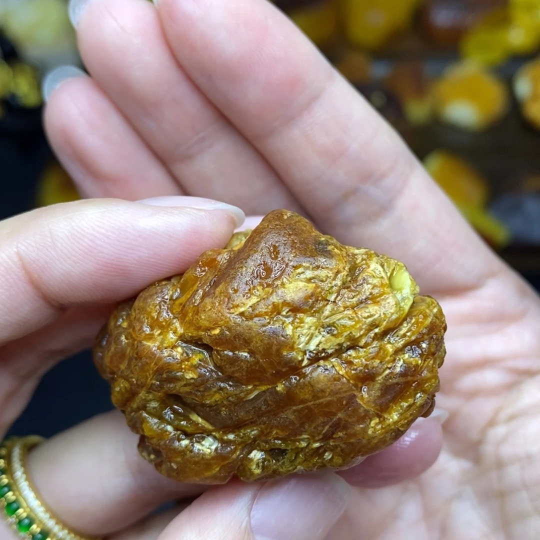 未镶嵌定制蜜蜡胖