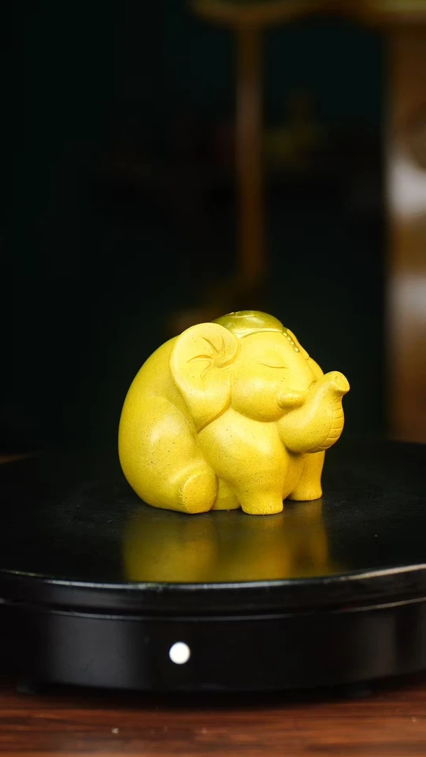 黄大象 宜兴紫砂茶宠