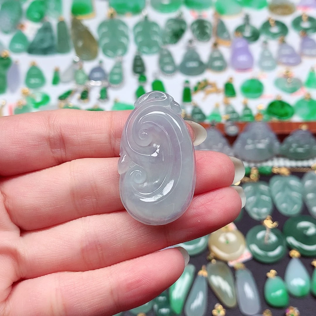 翡翠未镶嵌颈饰天然翡翠A货