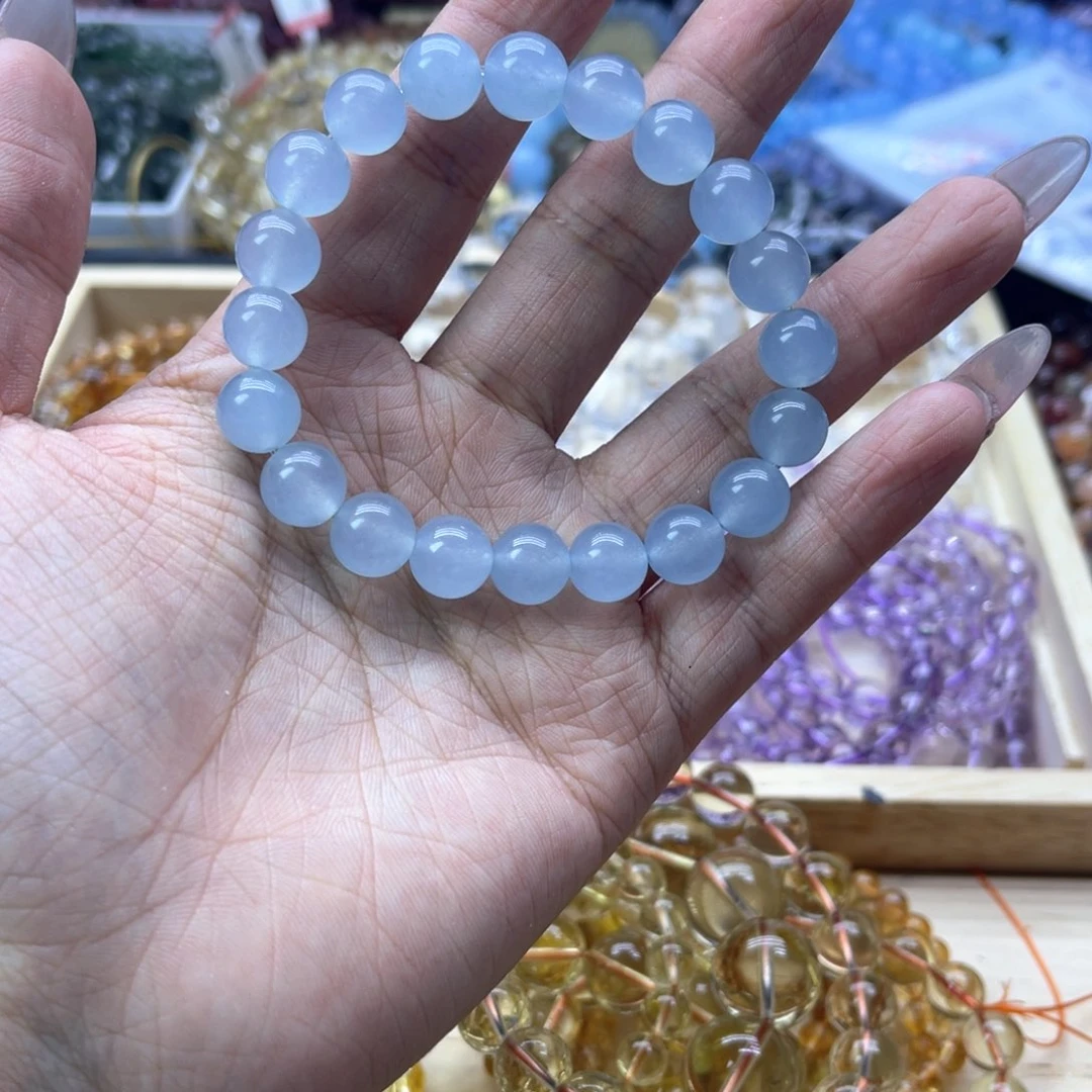 水晶手链未镶嵌水晶手串有注胶