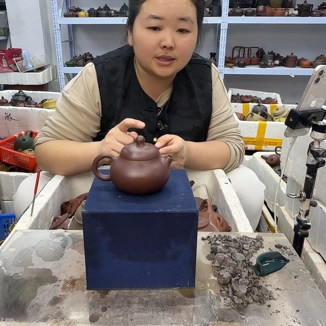 紫砂茶壶宜兴紫砂壶瑕疵处理